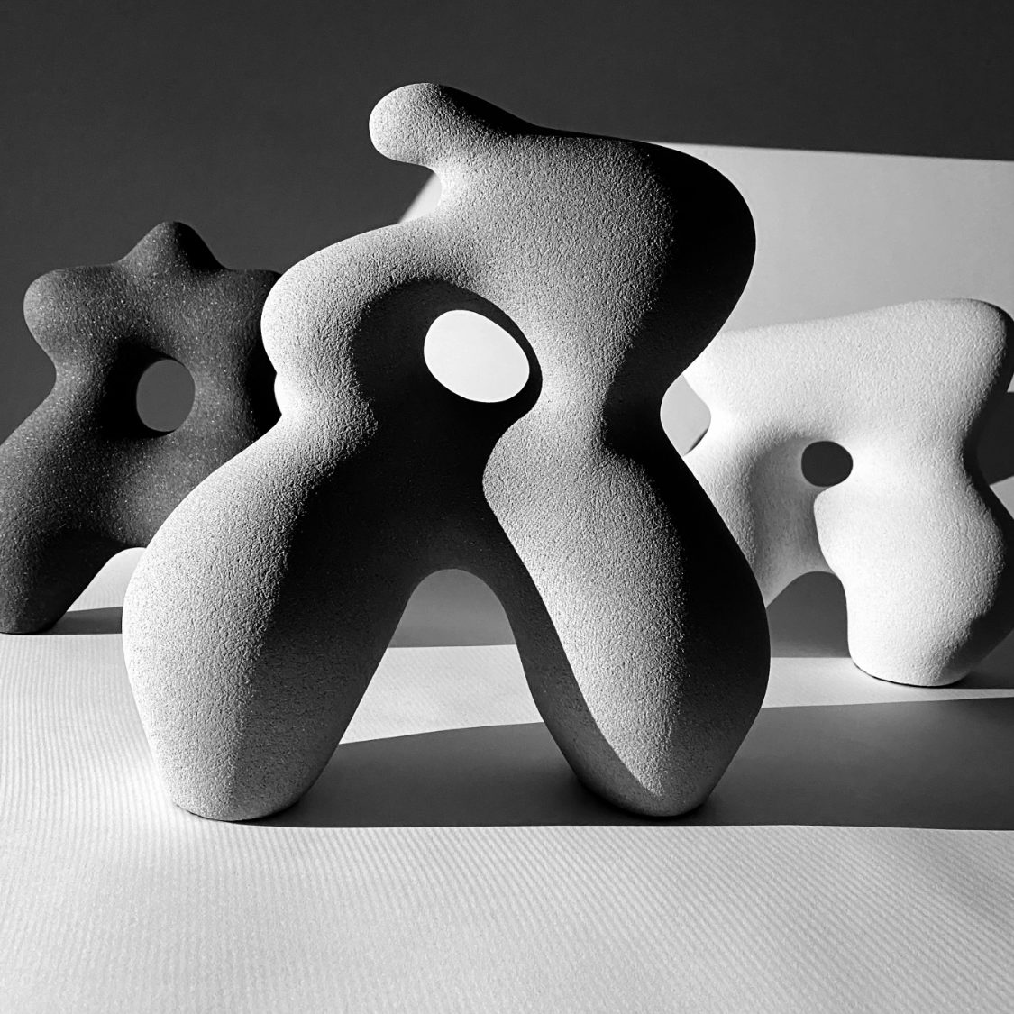 Unique sculpture - Sisters - Hermine Bourdin