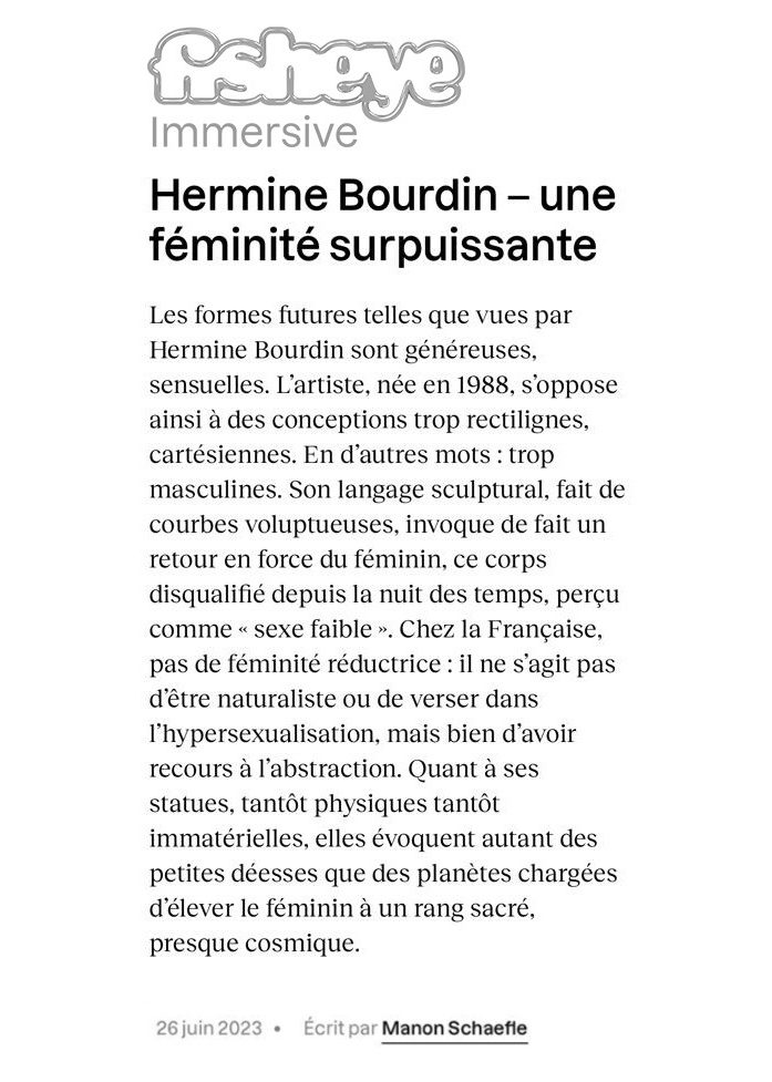 Fisheye immersive - Hermine Bourdin